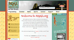 Desktop Screenshot of kqal.org