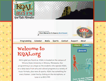 Tablet Screenshot of kqal.org